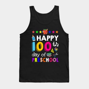 Happy 100 Days Of preschool  Awesome T shirt For K Tank Top